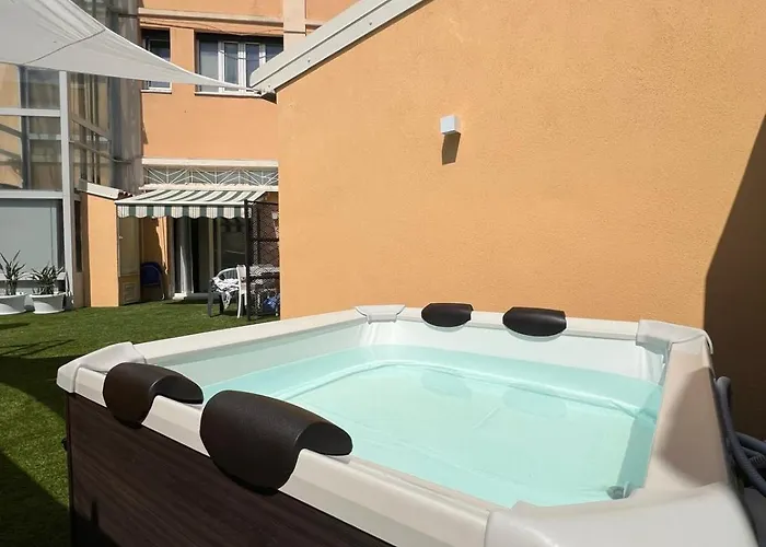 Apartamento Burmaria And With Garden And Jacuzzi